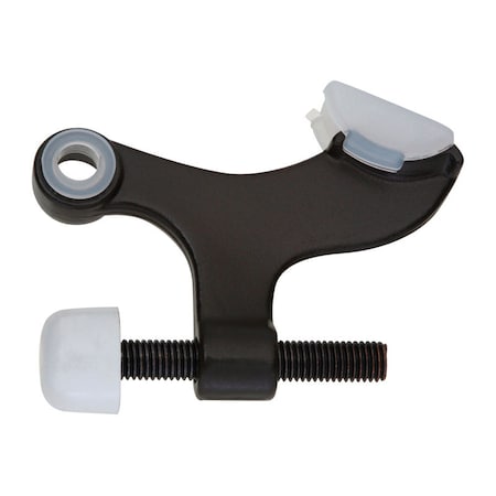 National Hardware National Hardware Zinc w/Plastic Tip Oil Rubbed Bronze Brown Hinge Pin Door Stop Mounts to door N331-124